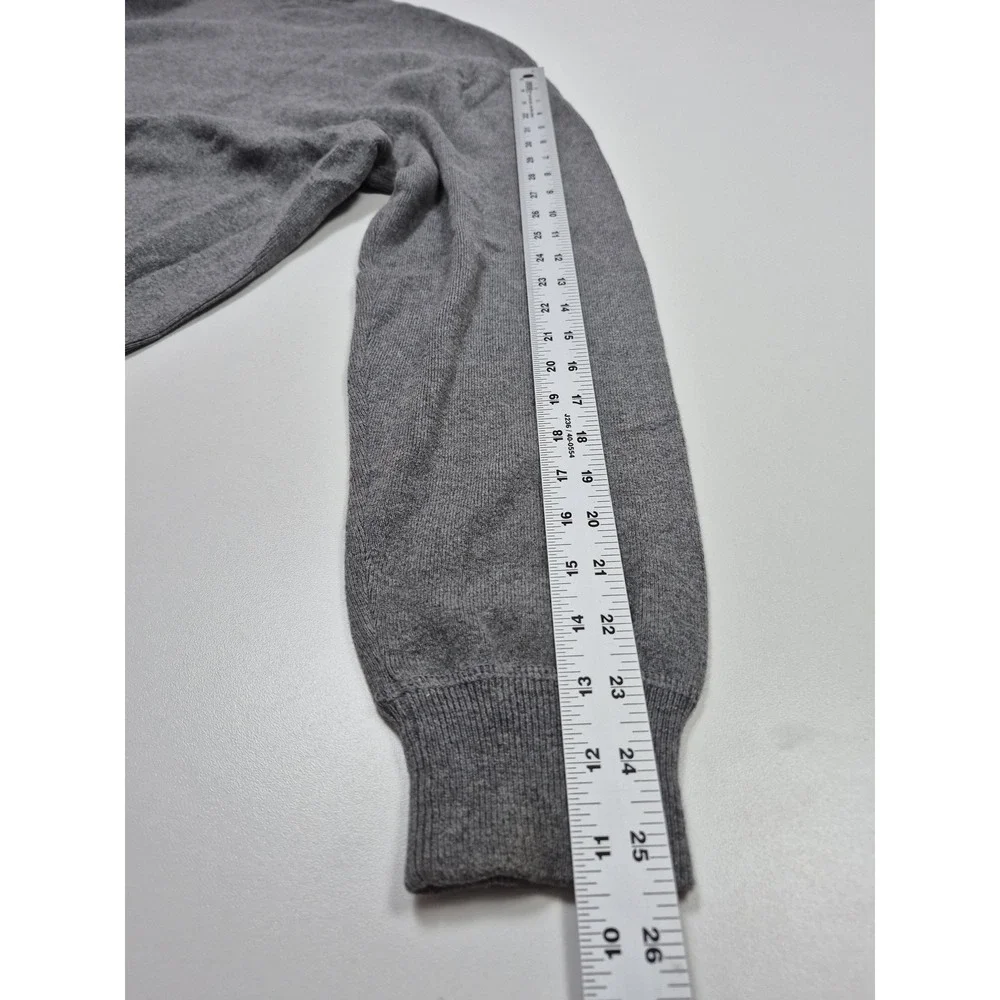 VTG Polo Ralph Lauren Sweater Men's XL Gray 100% Cotton Crewneck Knit Pullover